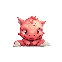 Set 8 bucati, Sticker Pui de dinozaur Zippo, INOVATIX®. 6 cm