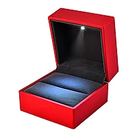 Cutie led pentru inele, verighete, Rosu, 6, 5x6x5 cm