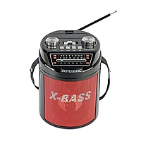 Radio Rotosonic Portabil cu Acumulator Reincarcabil, AM, FM, SW, LED, Bluetooth, Card, USB, MP3