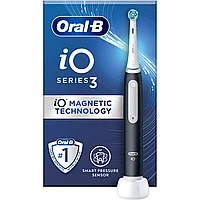 Periuta de dinti electrica Oral-B iO3 cu Tehnologie Magnetica si Micro-Vibratii, Senzor de presiune Smart, 3
