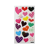 Set stickere Pattern Hearts 20 bucati
