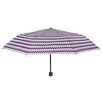 Umbrelă damă MINI manuală Perletti geometrico roz