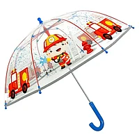 Umbrelă transparentă Perletti CoolKids Pompier 60cm