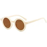 Ochelari De Soare Copii, WellLuck, Usori si Confortabili, Varsta 3-8 Ani, Culoare Crem