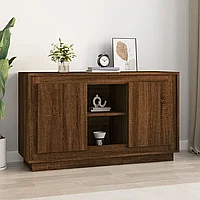 Dulap, stejar maro, 102x35x60 cm, lemn prelucrat