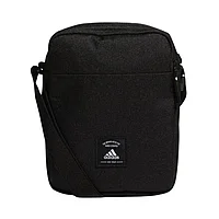 Geanta sport Adidas, 2 compartimente cu fermoar, negru, unisex
