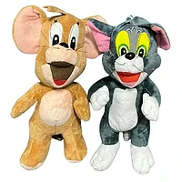 Set 2 jucarii: Tom si Jerry, indragitele personaje din desenul animat, 25 cm