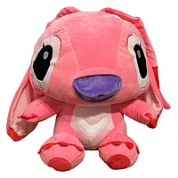 Stitch jucarie de colectie, personajul din desenul animat Lilo si Stitch, roz, 50cm