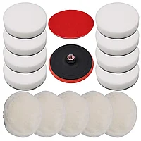 Set bureți de lustruire, 14 piese, 180 mm