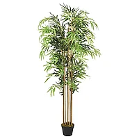 Arbore din bambus artificial 1095 de frunze 150 cm verde