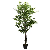 Arbore ficus artificial 1008 de frunze 180 cm verde