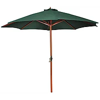 Umbrelă de soare, verde, 258 cm