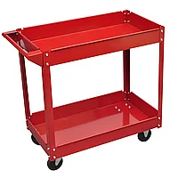 Cărucior pentru scule de atelier, 100 kg, roșu