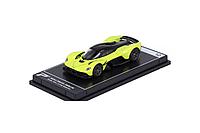 Macheta auto Aston Martin Valkyrie Galben 1:64 Kinsmart