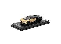 Macheta auto Bugatti Chiron Supersport Auriu/Negru 1:64 Kinsmart