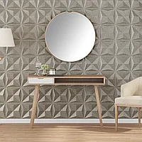 Panouri de perete 12 buc. Beton 50x50 cm XPS 3 m² origami