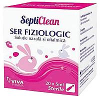 Solutie NaCl 0.9% igiena nazala si oculara -20 fiole x 5ml