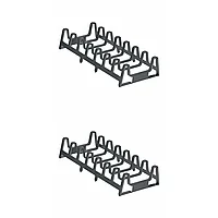 Set 2 suporturi organizatoare pentru farfurii, capace sau tocatoare, 29x14x6.5 cm