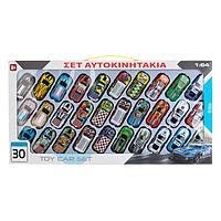 Set 30 masinute, Die Cast, plastic metal, multicolore, scara 1:64, 3+ ani