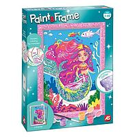 Set pictura Mythical Mermaid pe numere, 13 culori, Varsta 7+ ani, multicolor, 20x4x26.5cm