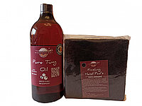 Prep N Shine-Pure Tung Oil & Hand Pad s Hard Abrasive negru, 1000 ml, food-safe, non toxic
