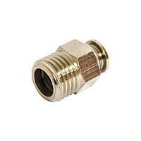 Mufa rapida dreapta din metal si surub metalic fi 6 cu M14