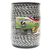 Rola fir alb-negru fi 4 mm 3x0.2mm SS 500m gard electric Breckner Germany
