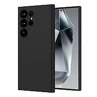 Husa pentru Samsung Galaxy S24 Ultra din sIlicon catifelat cu interior din microfibra si protectie la camere -