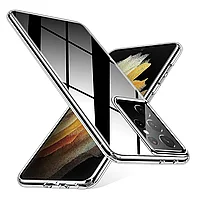 Husa silicon transparent compatibila Samsung Galaxy S21 ULTRA