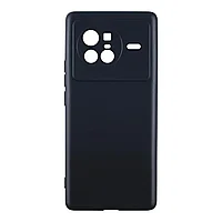 Husa silicon pentru Vivo x80 cu protectie camere - Negru