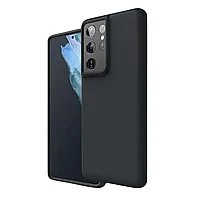 Husa silicon pentru Samsung Galaxy S21 Ultra - Negru
