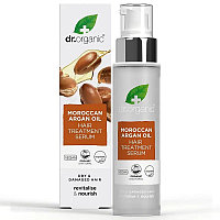 Serum tratament pentru par cu ulei de argan Dr Organic 100 ml