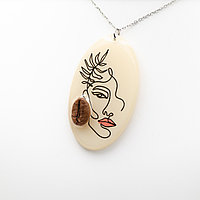 Colier STYLE cu bob de cafea