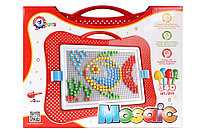 Joc educativ mozaic, TechnoK, 340 de pioneze de 9 mm, colorate