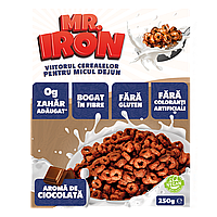 Cereale fara zahar sau Gluten, cu Ovaz, Indulcite Natural - Aroma de Ciocolata Inghetata 250 g