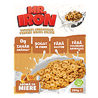Cereale fara zahar sau Gluten, cu Ovaz, Indulcite Natural - Aroma de Miere Inghetata 250 g