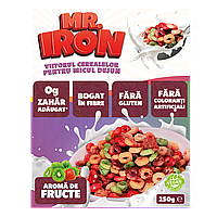 Cereale fara zahar sau Gluten, cu Ovaz, Indulcite Natural - Aroma de Fructe Inghetate 250 g