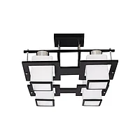 Lustra JIJU® RUSTIC CU LEMN S088/4 e27*4 maxim 60w/bec