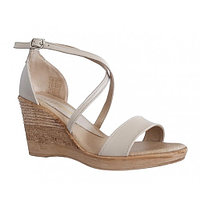 Oferta marimea 35 Sandale dama din piele naturala bej LS7BEJ2