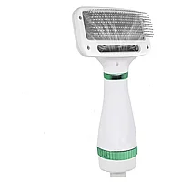 Perie electrica 2 in 1 Razo pentru curatare si ingrijire animale cu Uscator, 2 Moduri de Uscare, Piele