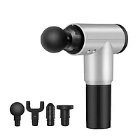 Aparat de masaj profesional cu vibromasaj portabil cu 4 capete incluse, 6 trepte de viteza GlowPulse Maxi