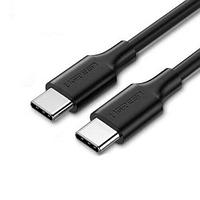 Cablu pentru incarcare si transfer de date UGREEN US286, 2x USB Type-C, Power Delivery 60W, 3A, 1m, Negru