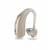 Aparat Auditiv reincarcabil, cu acumulator Vixev, 130 dB Amplificator de sunet, Hipoacuzie Medie-Severa, 4 adaptoare ureche, incarcator si carcasa protectie incluse, Nude