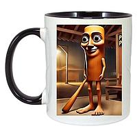 Cana alba personalizata, Tralalero Tralala cu Tung Tung Tung Sahur - Italian Brainrot Meme T-Shirt, Cri-Flo,.