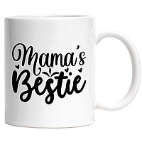 Cana alba personalizata,pentru cea mai buna prietena a mamei,INOVATIX®. 330ml