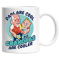 Cana alba personalizata, Dads Are Cool But Grandpas Are Cooler,Nepot,Bunic,Bebelus,Familie,INOVATIX®. 330ml