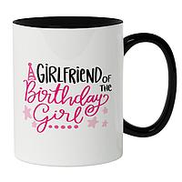 Cana alba personalizata,Roz Girlfriend Of The Birthday Girl,Cea Mai Buna Prietena,Iubitorii De Sarbator Zile