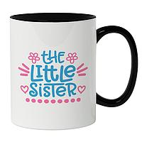 Cana alba personalizata, The Little Sister,Cea Mai Buna Sora,Surori Si Cele Mai Bune Prietene,Inimare
