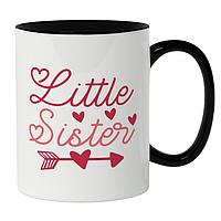 Cana alba personalizata,Little Sister,Cea Mai Buna Sora,Surori Si Cele Mai Bune Prietene,Inimoare