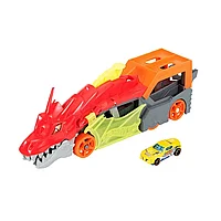 Camion si pista Hot Wheels City - Transportatorul Dragon Plus Masina